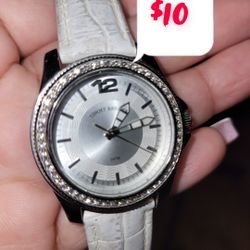 Tommy Bahama Steel 3ATM Water Resistant Leather Strap 