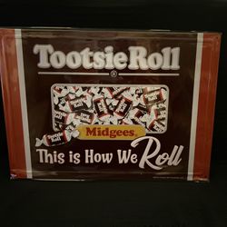 “Tootsie Roll” Tin Sign