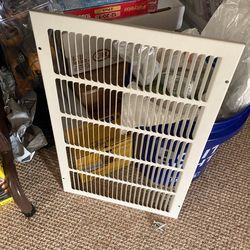 Air Duct Vent 20” X 12” Return Grill Metal Grate White