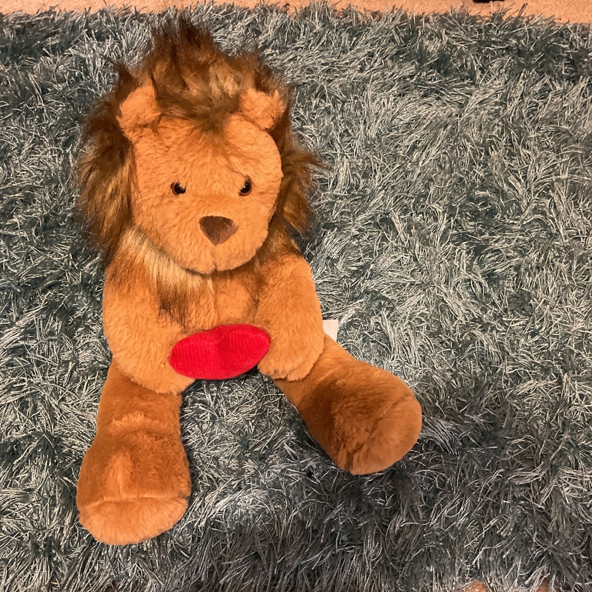 Valentine Lion Stuffed Animal