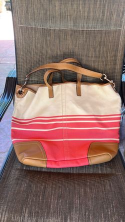 Coach Hadley Variegated Striped Bag