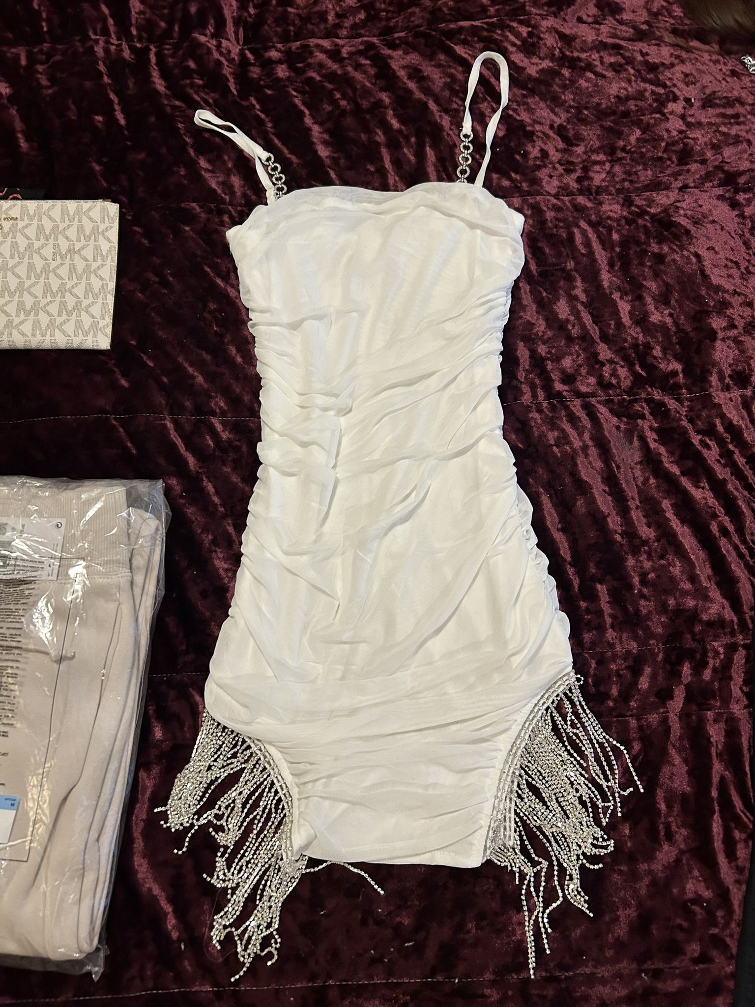White Sparkly Dress