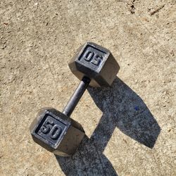 50 Lb Dumbell 