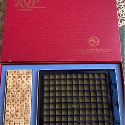Vintage Scrabble RSVP 3 Dimensional Crossword Board Game 1966 Complete