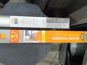 Gila And Artscape Window Film. Two Beams New Rolls. Gila Smoke Glare Control Window Film Covers 2 Windows