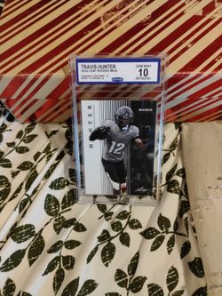 2024 TRAVIS HUNTER ROOKIE CARD GEM MINT 10 