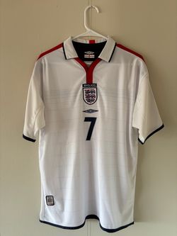 England Umbro #7 Home Football Jersey