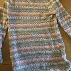 Cat & Jack Knitted Dress Sweater Size L 10-12