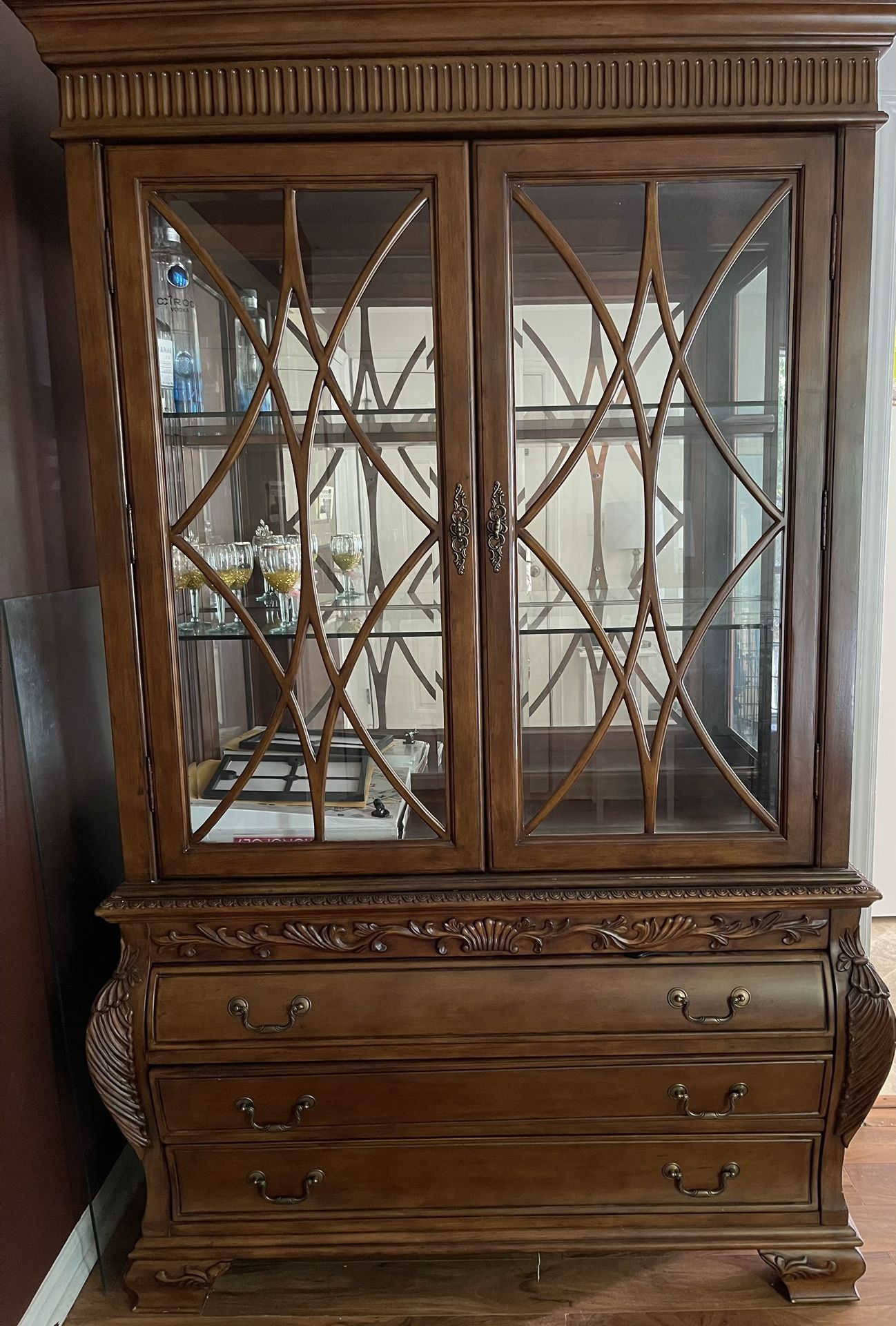 Vintage Glass Cabinet