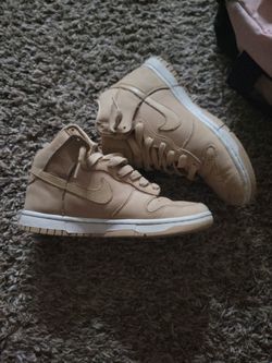 Beige Nike Dunk High