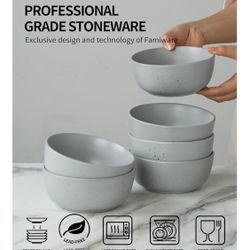 Ceramic Bowls Set Of 6 See Pics For Description