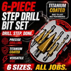 [NEW] Step Drill Bit Set