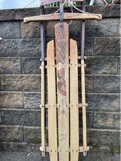 Genuine Vintage Flexible Flyer Wooden Sled