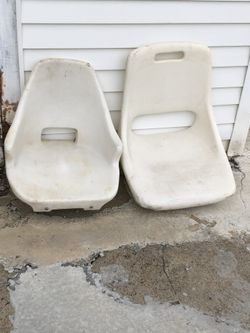 Two Boat Seats with Sliders