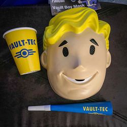 Fallout Vault Tec Mask And Party Favors. E3 Swag 👍 