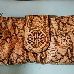 Snake Skin Pattern Handbag 