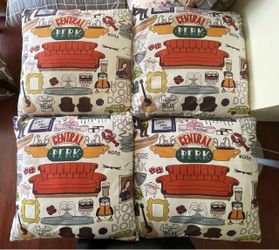 Friends tv show central perk pillows