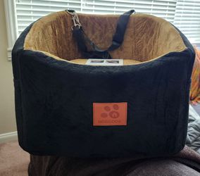 HEGGOOE Dog booster car seat / bed (black)