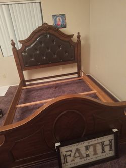 I'm Selling Two Beautiful Queen Wood Bed Full