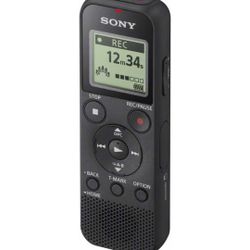 Sony ICD-PX370 Mono Digital Voice Recorder with Built-In USB Recorder, Black