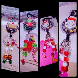 Christmas Handmade Key Chain $10 Each