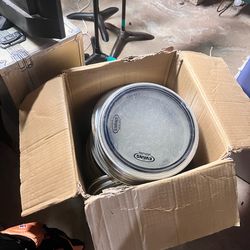 boxes of drum heads