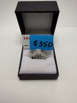 10k White Gold Ring