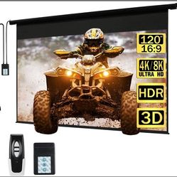 Motorized 4K Projection Screen