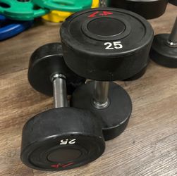 Blowout GP Urethane Dumbbells 25lb (Pair)