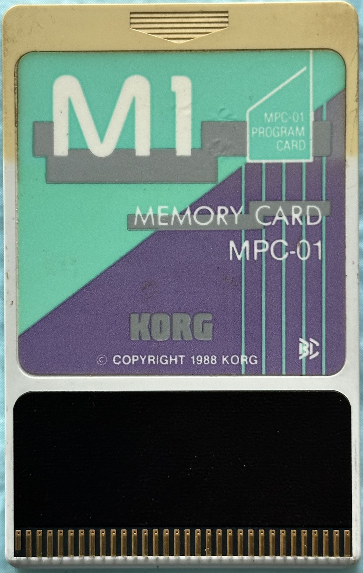 KORG M1 MPC 01 Program Card Set