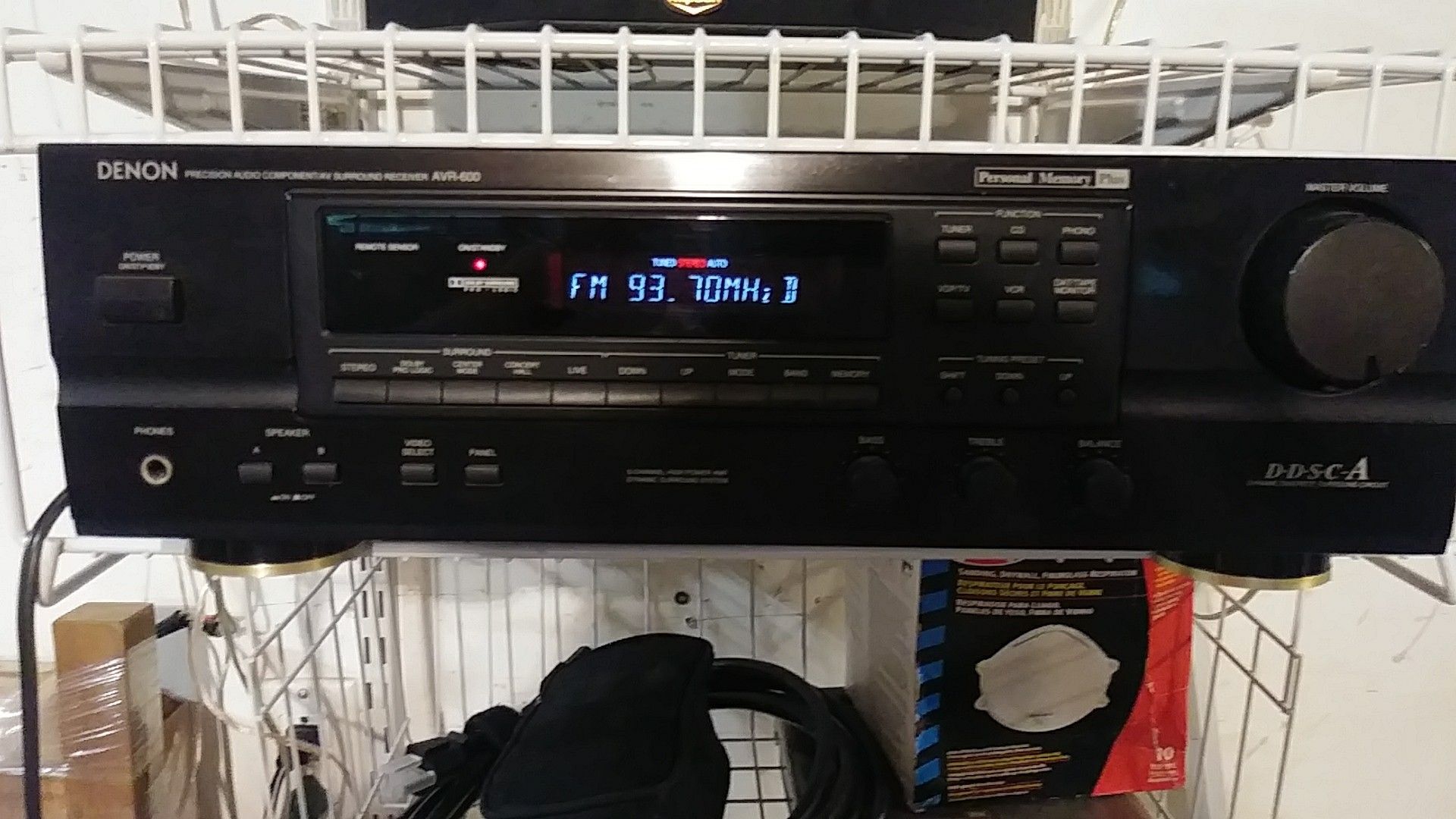 Denon avr-600 receiver