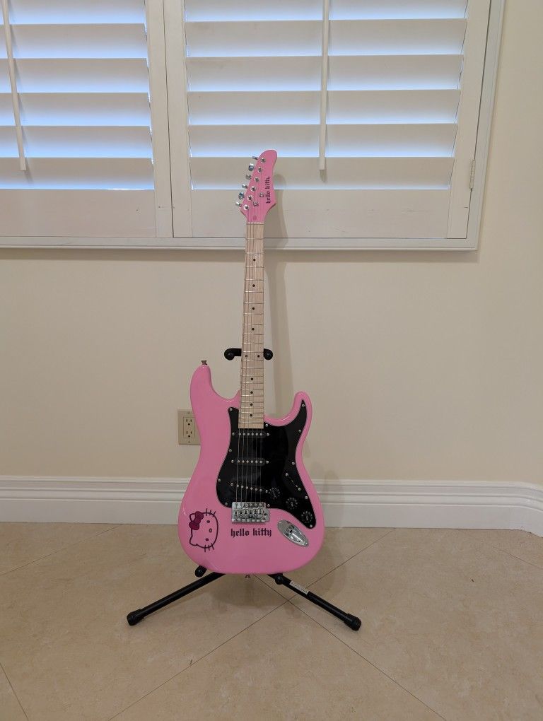 Guitar, Pink strat Style