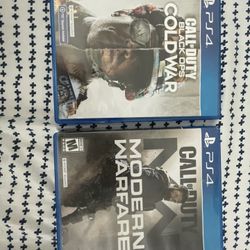 Call of Duty Black Ops: Cold war and Call of Duty:Modern Warfare