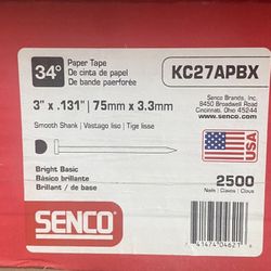 Senco Nails 3”x.131” Smooth Shank 2500/box
