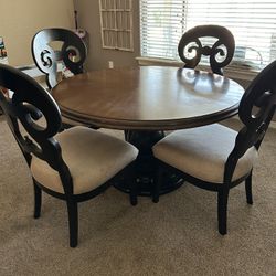 Table and 4 Chairs