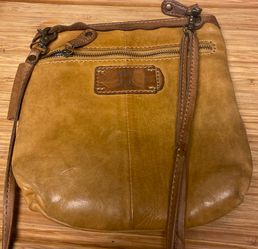 Aunts & Uncles Tan Leather Crossbody bag soft leather