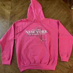 New York The Empire State Est 1788 Pink Hoodie - I Believe it’s New but See Description (Medium)