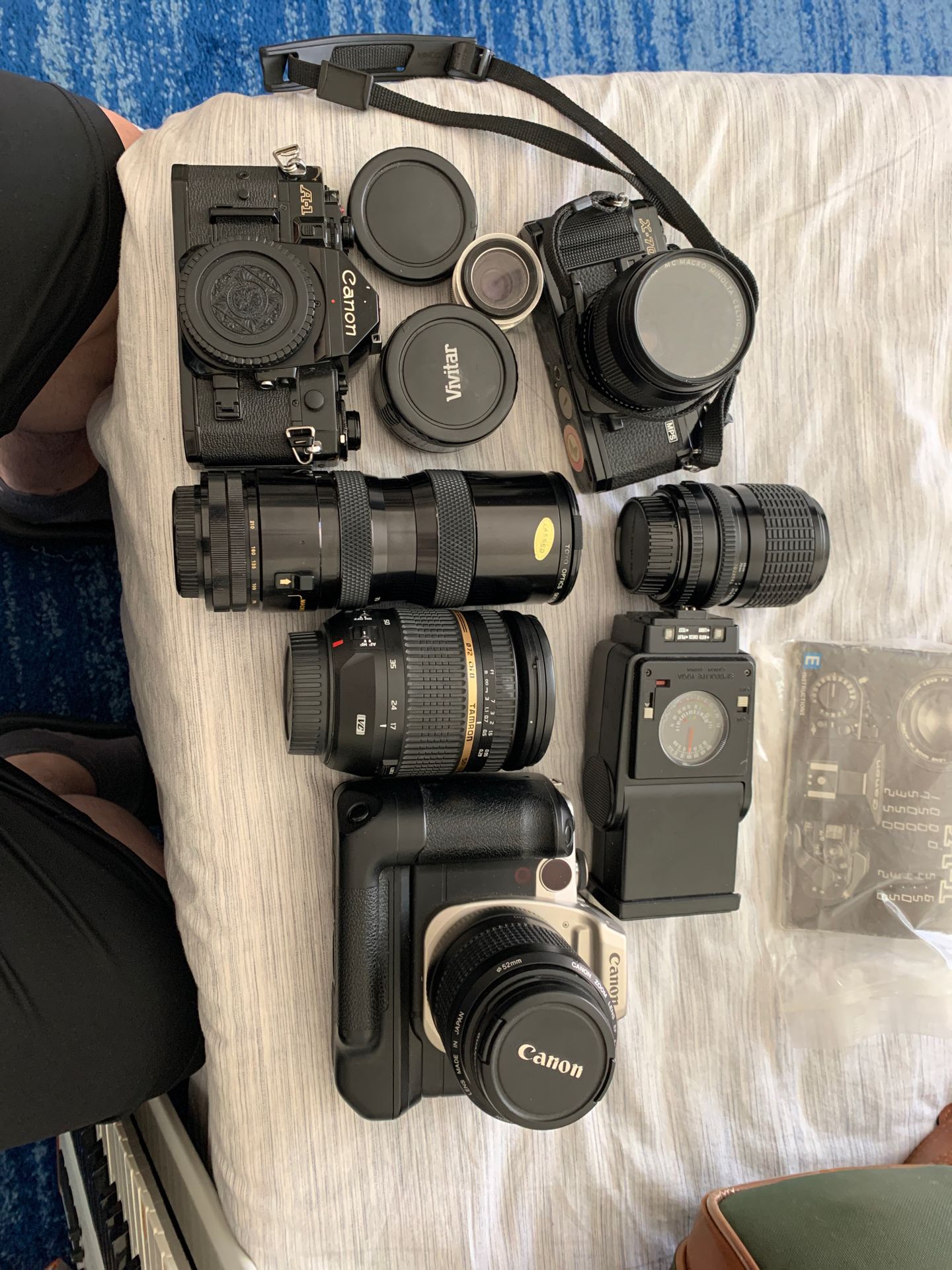 Camera lot (body’s and lenses)