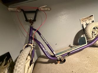 Old 90s BMX scooter collectible