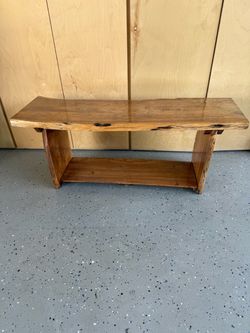 Wood Bench