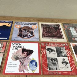 Vintage Sheet Music