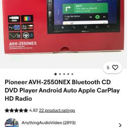 Pioneer Avh-2550nex Dvd Player 