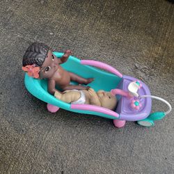 Bath time 🛁 And 2 Dolls For Kids Very Cute 