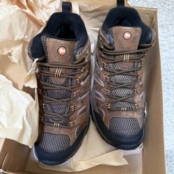 NIB Men’s Merrell Moab 2 Waterproof Brown Hiking Boots, 7