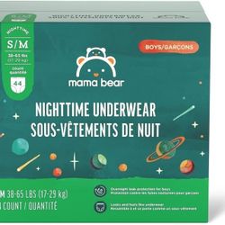 0422 Amazon Brand - Mama Bear Boy's Nighttime Underwear for Bedwetting, Overnight Protection