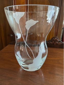 Beautiful Hand Blown Crystal Mikasa Vase