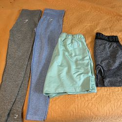 GYMSHARK Leggings and Shorts 