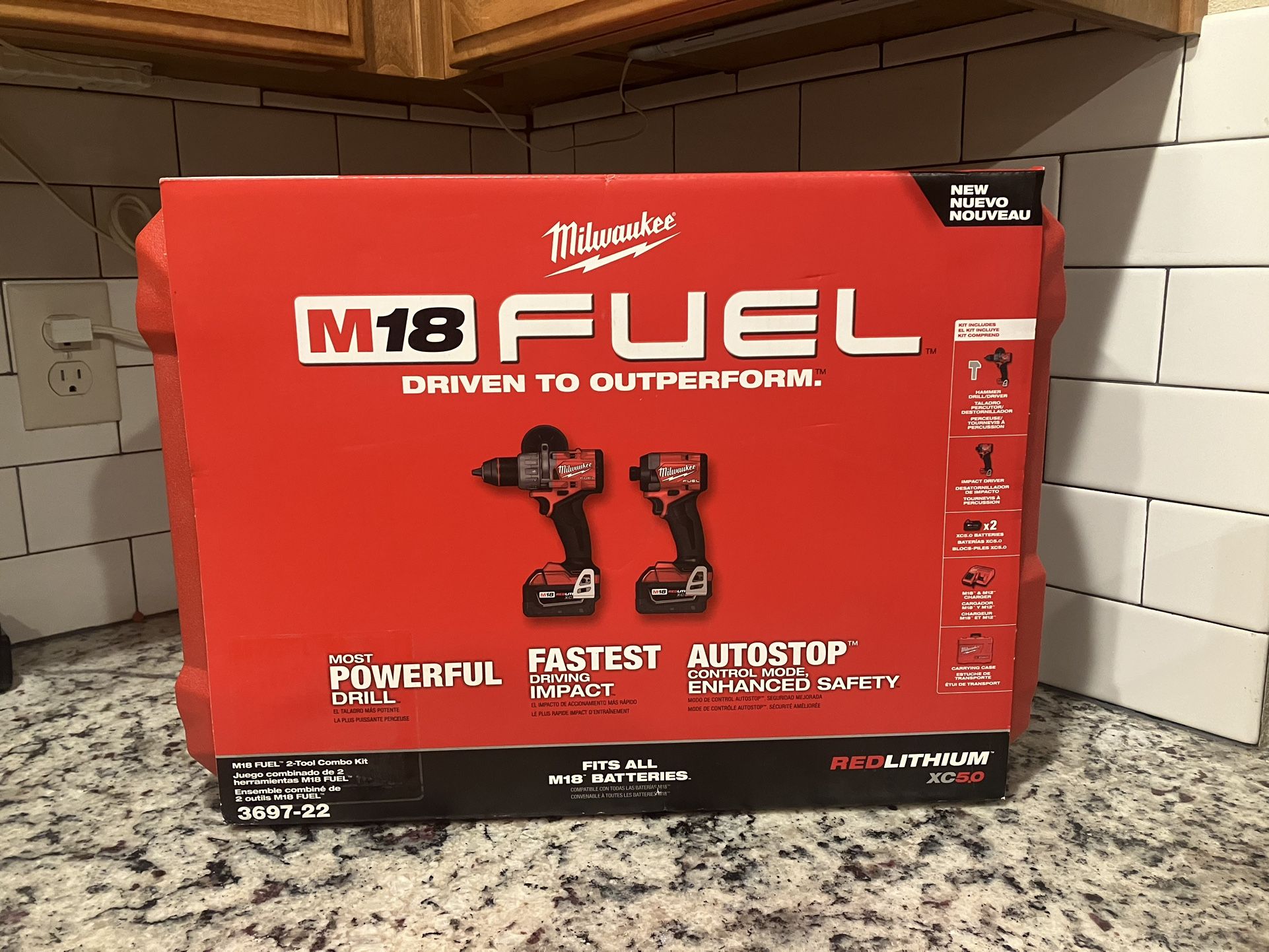 Milwaukee M18 Fuel Drill & Impact Kit (NEW)