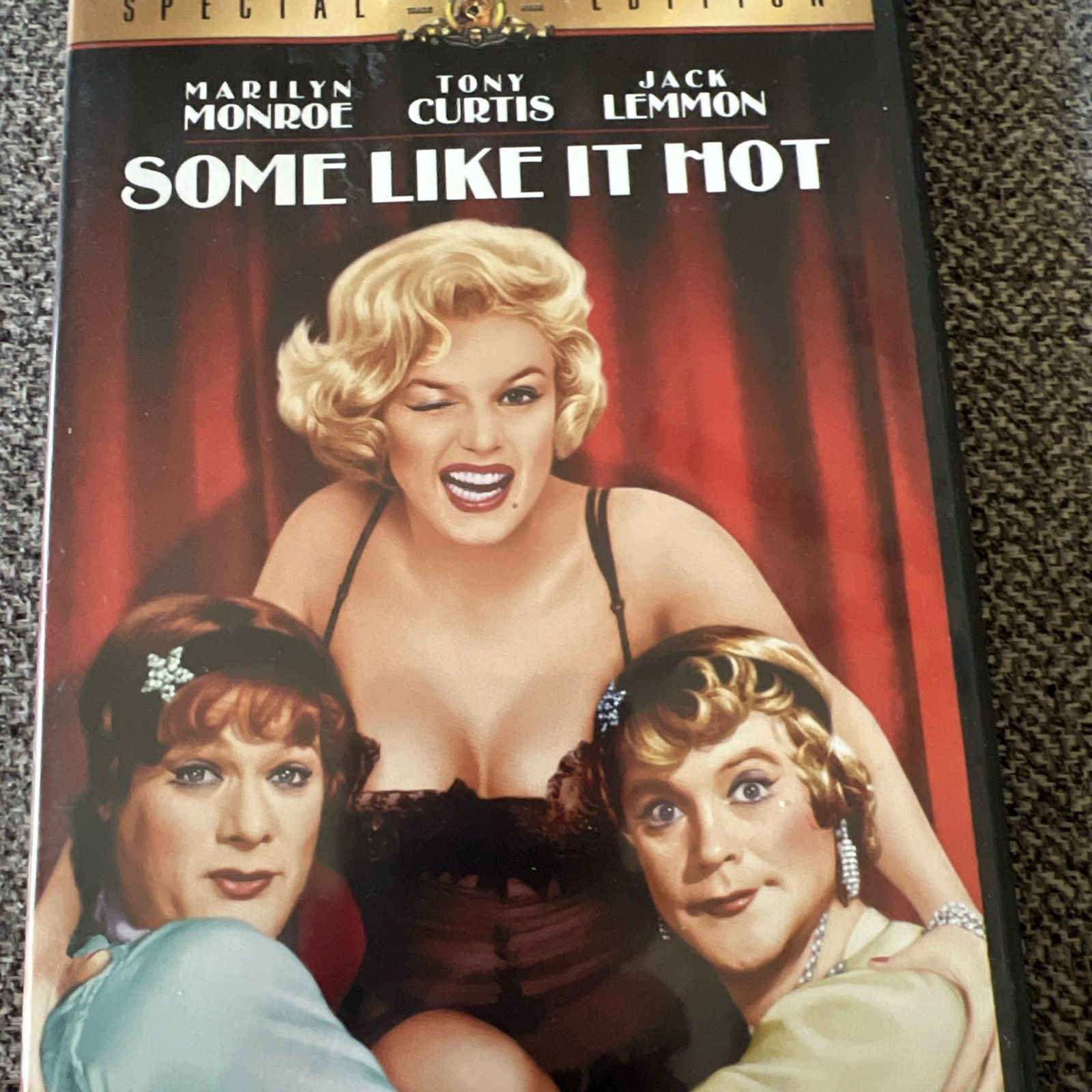 Special Edition DVD Marilyn Monroe-Tony Curtis-Jack Lemmon In Some Like It Hot