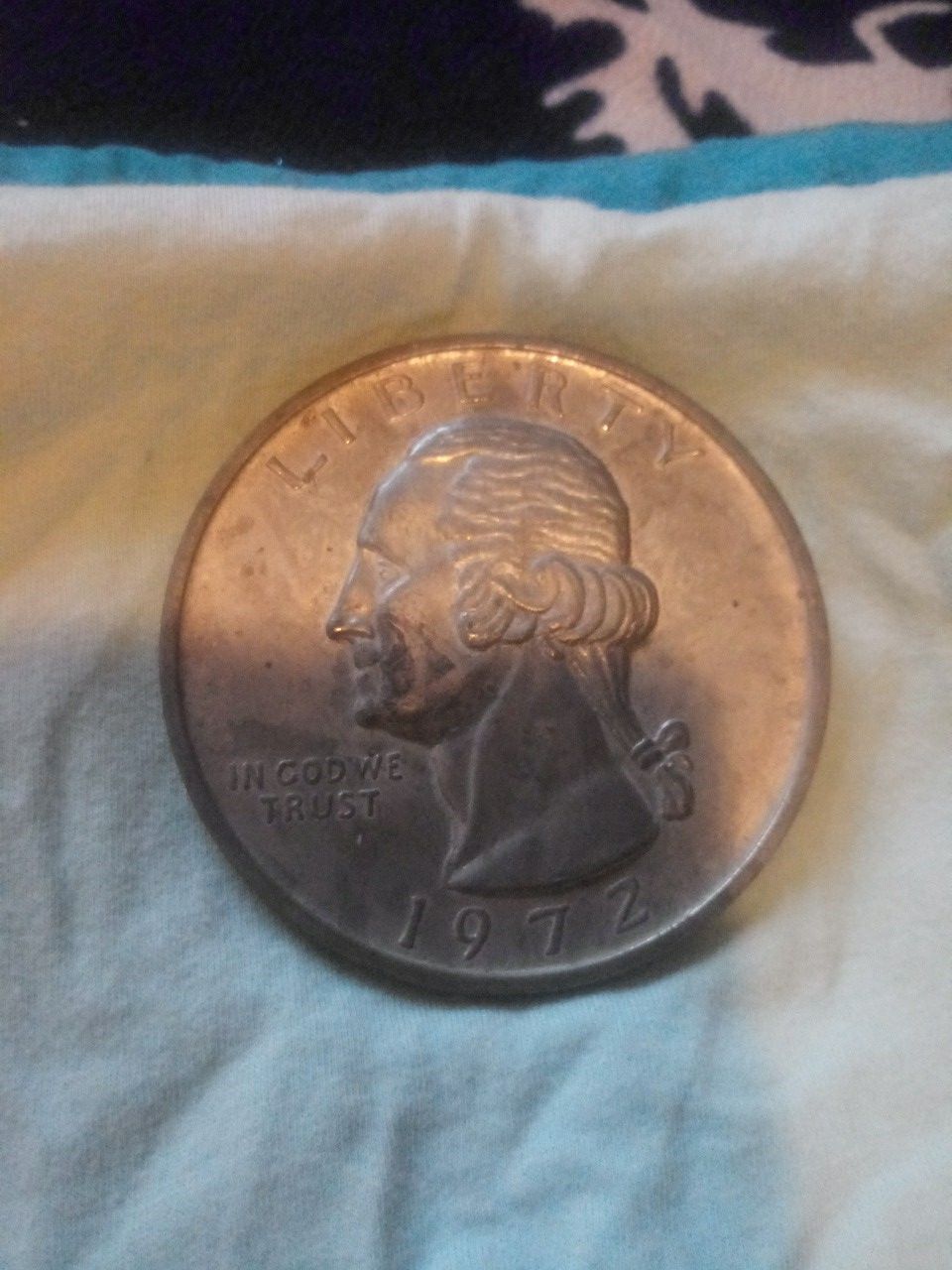 Big quarter is big 1972 Antiques